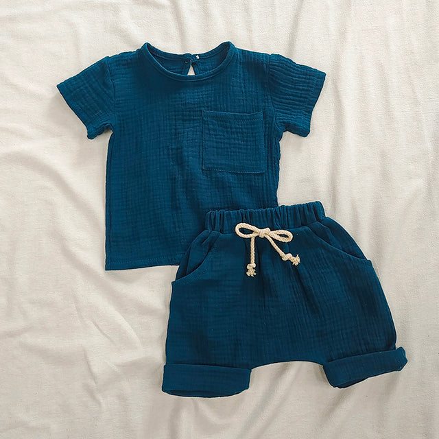 Linen Short Set