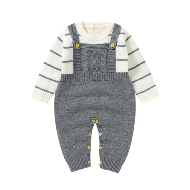 Knitted Overall Romper