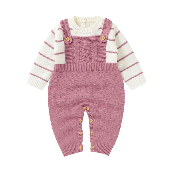 Knitted Overall Romper