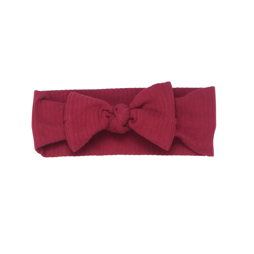 Knotted Baby Bow (Ribbed)