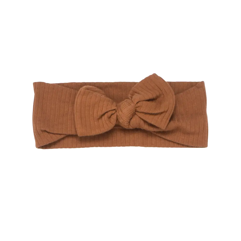 Knotted Baby Bow (Ribbed)