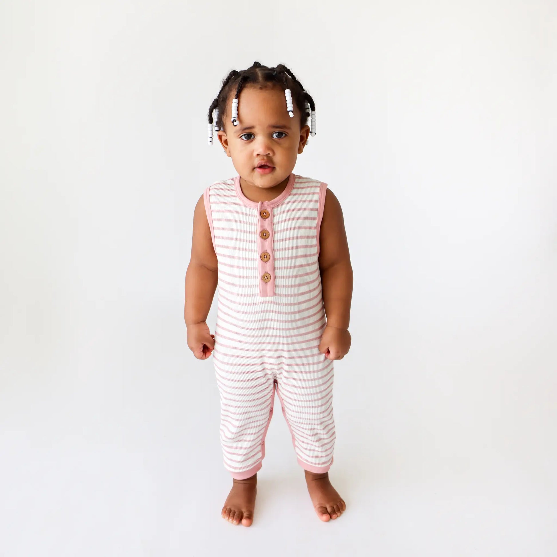 Baby sleeveless romper hotsell